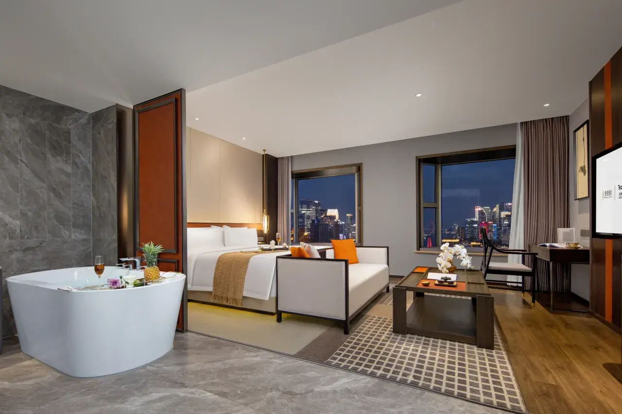 客室 - 外灘ビュー（ダブルベッド） - 上海 外灘 プーヤン ホテル